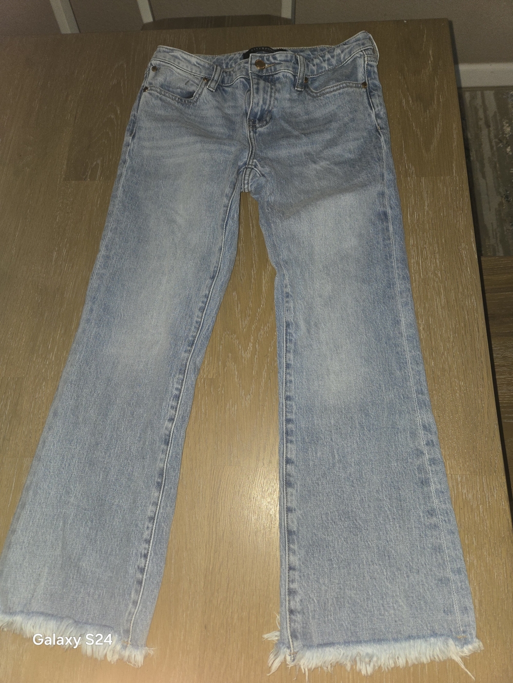 Womens Sz O Liverpool Los Angeles HANNAH Crop Flare Jeans